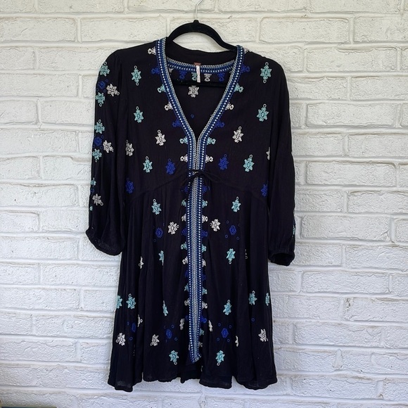 FREE PEOPLE Stargazer Embroidered Dress or Tunic - Picture 1 of 10
